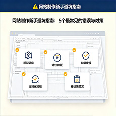 张掖建站-网站制作新手避坑指南:5个最常见的错误与对策