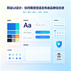 山丹建站-网站UI设计：如何用视觉语言传递品牌信任感